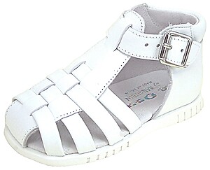 B-100 - White High Top Sandals