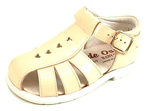 B-109 - Peach Patent Sandals