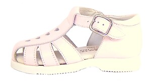 B-109 (Sale) - Pink Leather Sandals