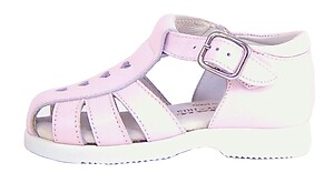 B-109 (Sale) - Pink Leather Sandals