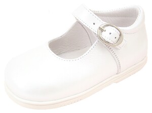 B-111 B (Sale) - White Pearl Mary Janes