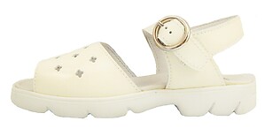 B-115 - Cream Patent Sandals