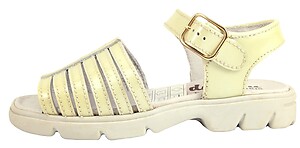 B-116 - Ivory Patent Sandals