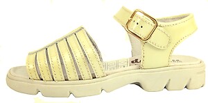 B-116 - Ivory Patent Sandals