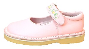 B-155 - Pink Flower Mary Janes - Euro 23 Size 6.5