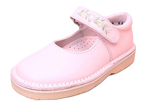 B-155 - Pink Flower Mary Janes - Euro 23 Size 6.5