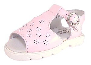 B-169 - Pink Leather Sandals
