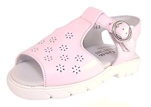 B-169 - Pink Leather Sandals
