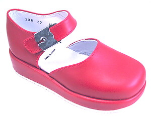FARO B-236 - Red Leather Mary Janes