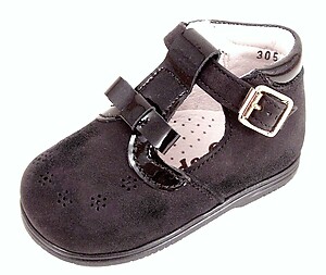 Black High Top 1st Walkers