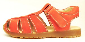 B-3342 - Dark Orange Fisherman Sandals