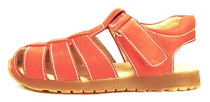 B-3342 (Sale) - Dark Orange Fisherman Sandals