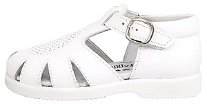 B-440 - White Fisherman Sandals