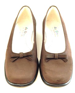 B-5202 - Brown Nubuck Ballet Flats - Euro 31 Size 13