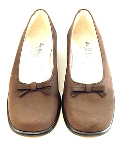 B-5202 - Brown Nubuck Ballet Flats - Euro 31 Size 13