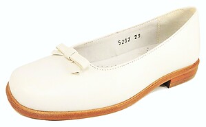 B-5202 (Sale) - Ivory Ballet Flats