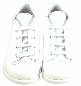 B-6066 - White Leather Walking Boots