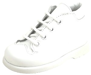 B-6066 (SALE) - White Leather Walking Boots