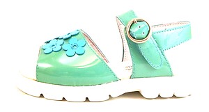 B-6087 - Turquoise Flower Sandals