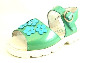B-6087 - Turquoise Flower Sandals