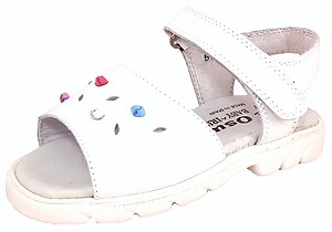 B-6089 O - White Fisherman Sandals