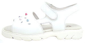 B-6089 - White Flower Sandals