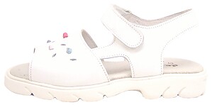 B-6089 - White Flower Sandals