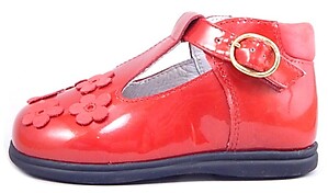B-6102 - Red Patent High Tops