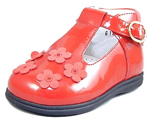 B-6102 - Red Patent High Tops