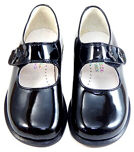 B-6114 - Black Patent Dress Shoes