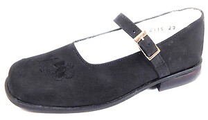B-6115 - Black Nubuck Dress Shoes