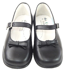 B-6121 - Black Bow Mary Janes