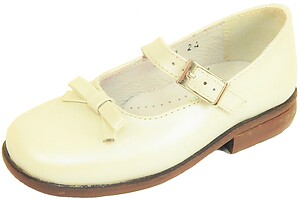 B-6121 - Ivory Mary Janes - Euro 24 Size 7