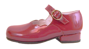 Raspberry Patent Mary Janes - Euro 25 Size 7