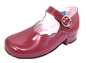 Raspberry Patent Mary Janes - Euro 25 Size 7