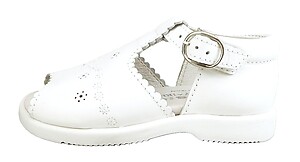 B-6312 - White Dress Shoe-Sandals