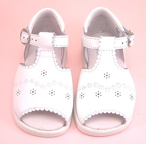B-6312 - White Dress Shoe-Sandals