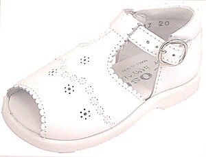B-6312 - White Dress Shoe-Sandals