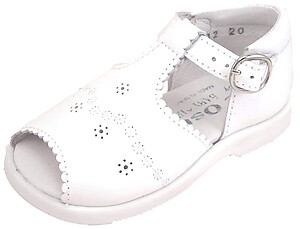 B-6312 - White Dress Shoe-Sandals