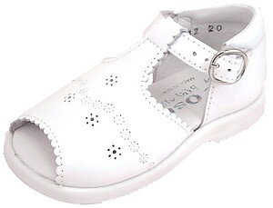 B-6312 - White Dress Shoe-Sandals