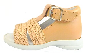 B-6316 - Caramel Tan High Top Sandals