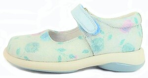 B-6328 - Light Blue Glitter Mary Janes