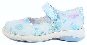 B-6328 - Light Blue Glitter Mary Janes