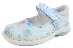 B-6328 - Light Blue Glitter Mary Janes