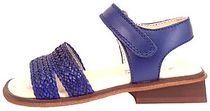 B-6332 - Navy Blue Woven Sandals