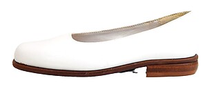 B-6430 - White Ballet Flats - Euro 28 US 10-10.5