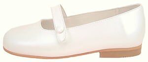 B-6483 - White Pearl Dress Shoes
