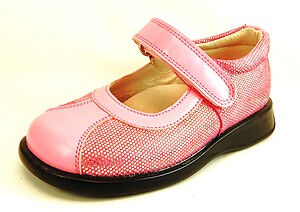 FARO B-6521 - Pink Glitter Mary Janes - Euro 25 Size 8