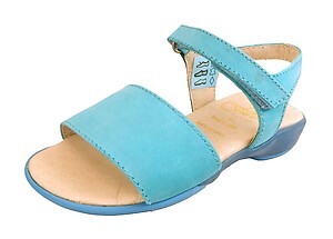 B-6801 - Turquoise Strappy Sandals - Euro 24 Size 7
