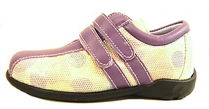 FARO B-6813 - Girls Purple Reptile Sneakers - Euro 25 Size 8